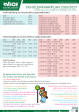 Sch&uuml;lerfahrplan 2026/ 2027